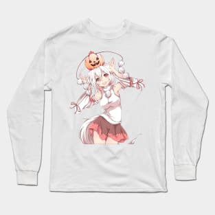 Momiji has a pumpkin Long Sleeve T-Shirt